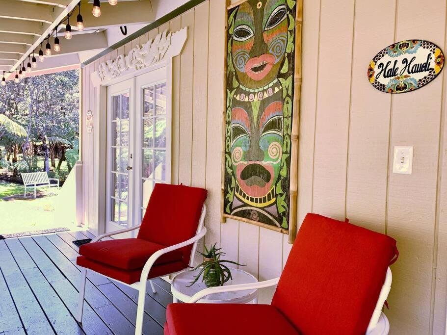 Hau'Oli Place Tiki Cottage In Volcano Dış mekan fotoğraf