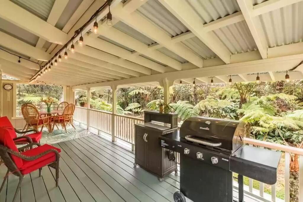 Hau'Oli Place Tiki Cottage In Volcano Dış mekan fotoğraf