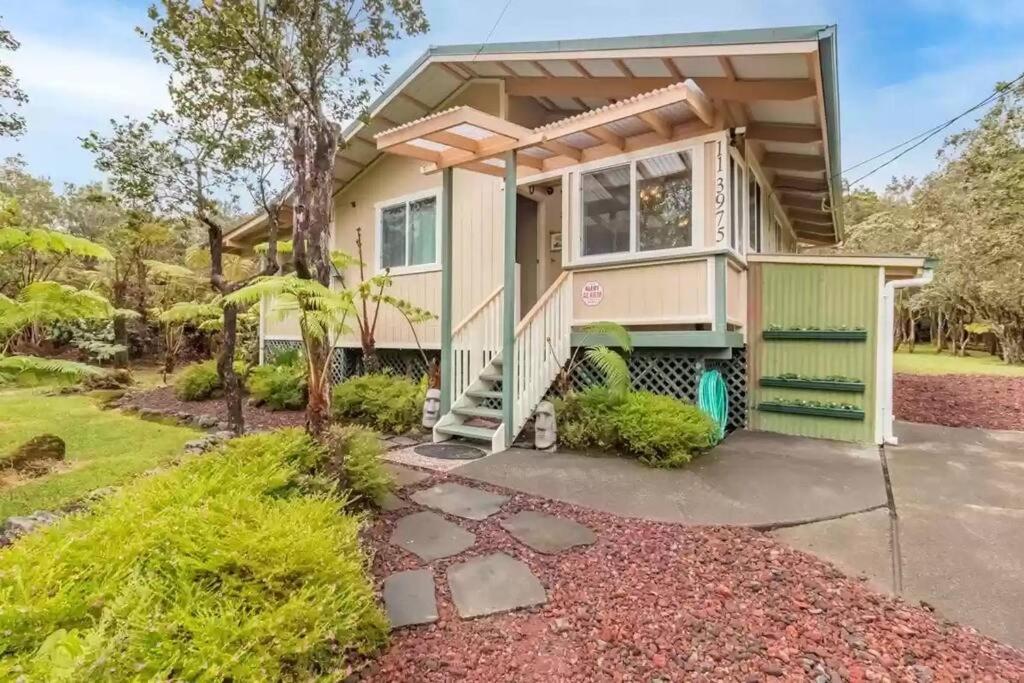 Hau'Oli Place Tiki Cottage In Volcano Dış mekan fotoğraf