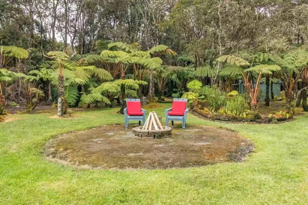 Hau'Oli Place Tiki Cottage In Volcano Dış mekan fotoğraf